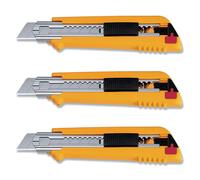 Olfa Lot De 3 Cutters Pl-1 Lames 18 Mm - Chargement Automatique