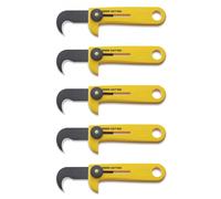 Olfa Lot De 5 Cutters Crochet Professionnel Surpuissant Ambidextre Hok-1 Lame Carbone