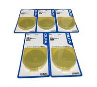 OLFA Lot de 5 lames rotatives en tungstène 60 mm