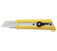 Olfa Cutter NH-1 spécial gros travaux – Lame sécable 25 mm, Confort Grip, Roue de blocage
