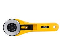 OLFA RTY-3/G - Cuter rotatif avec cuchilla circulaire de 60 mm, jaune
