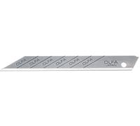 Olfa Lames de coupe SAB-10 – 9 mm, angle de coupe 30° – Argent – Lot de 10