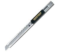 Olfa svr-2 Slimline Cutter en acier inoxydable à couteau avec clip de poche | Avec Clip de Poche