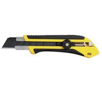 Olfa Cutter d'atelier XH-1 à vis 25 mm lame sécable manche antiglisse jaune/noir