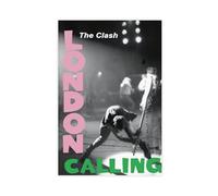 OLFCESPP Poster sur toile The Clash London Calling - Décoration pour chambre à coucher, bureau, chambre - 40 x 60 cm