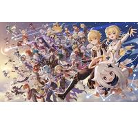 OLFTR 5D Cosplay Genshin Impact Diamond Painting,DIY 5D Diamant Painting Diamant Broderie Diamant Kit Complet,Cristal Broderie Diamant Strass Diamant Rond Diamond Painting 30x40CM