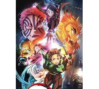 OLFTR Diamond Painting Kits,Manga Demon Slayer Diamond Painting Complet,Diamond Art Dessin Animé ,Painting Diamant Pour La Décoration Murale De La Maison 50x70CM