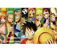 OLFTR One Piece Manga Diamond Painting Kits,Peinture Diamant pour Enfants et Adultes,Broderie Diamant kit Complet,5d Diamant Painting Strass pour Home Wall Decor 30x40CM