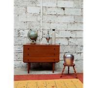 Olga, la commode en bois foncé n°284