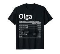 OLGA Nutrition - Idée cadeau de Noël amusante T-Shirt