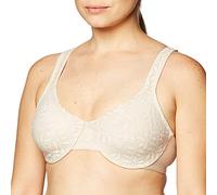 Olga Women's Sheer Leaves Minimizer Bra, Butterscotch, 38DD