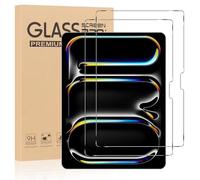 Olgary Verre Trempé [2 Pièces] Pour iPad Pro 13 Pouces M5/M4 (2025/2024), Dureté 9H Film Protection écran, Ultra Résistant Vitre Protecteur, Clarté HD, sans Bulles, Anti-Rayures