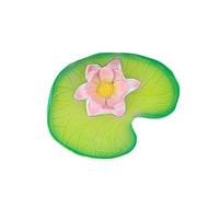 Oli & Carol - Jouet de Bain en Caoutchouc Naturel, Water Lily, Nénuphar, 13 cm