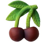 Oli & Carol - Jouet de Dentition et Bain en Caoutchouc Naturel, Mery The Cherry, 10 cm
