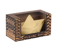 Anneau de dentition Jouet de bain Bateau Origami Vanille