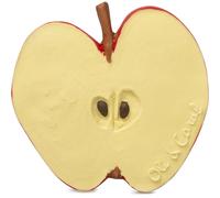 Oli & Carol Jouet de dentition Pépita la Pomme latex d'hévéa 8 cm jaune