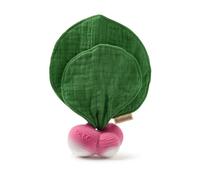 Oli&carol Ramona The Radish Mini Doudou-teether Vert Enfants