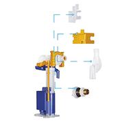 OLI S.r.l. OL0154096 UNIC Side 3/8" + adaptateurs Flotteur Unique, Blanc