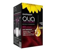 Garnier - Olia Vivids - Coloration Permanente Intense à l’Huile Sans Ammoniaque Rouge - 6.60 Rouge Intense