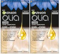 Olia Toner 10.2 Blond perlé, anti-jaunissement, coloration intensive, pour cheveux et mèches blonds, balayage et ombré, formule végétalienne sans ammoniaque, pour une brillance éclatante (Lot de 2)