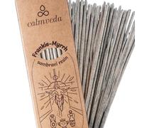 Oliban Encens Pontifical de Purification - Luban Encens Eglise (24+ bâtonnets épais, 23 cms) Fabriqué avec de la résine d’encens de Somalie | Encens Bio Naturel Non Toxique