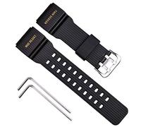 OliBoPo Bracelet de montre de rechange en résine naturelle pour montre de sport Casio G-Shock Master of G Mudmaster Twin Sensor GG-1000/GWG-100/GSG-100