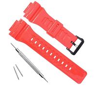OliBoPo Bracelet de rechange en résine naturelle imperméable pour Casio AQ-S800W, SGW-300H, MRW-200H, AE-1200, W-800H, W-735H, Résine, Pas de gemme