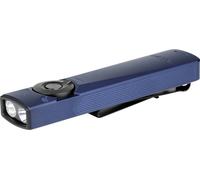 OLIGHT Arkfeld Ultra EDC Lampe Torche Plate 1400 Lumens Lampe de Poche Rechargeable Combinant LED Blanche UV et Faisceau Vert 3 Sources Parfaites pour La Vérification et Le Travail Gris Olive