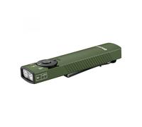 OLIGHT Arkfeld Pro Lampe de Poche EDC Rechargeable, 1300 lm avec Triple Source de Lumière (Blanche, UV 900 mW et Faiseau Vert), Torche Ideale pour Les Interventions d'Urgence en Extérieur