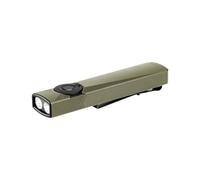 OLIGHT Arkfeld Ultra EDC Lampe Torche Plate 1400 Lumens Lampe de Poche Rechargeable Combinant LED Blanche UV et Faisceau Vert 3 Sources Parfaites pour La Vérification et Le Travail Vert