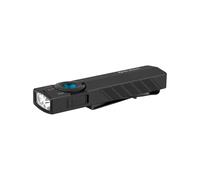 OLIGHT ArkPro Lite lampe de poche portable rechargeable, avec UV, lumière rouge 365 nm, lumière blanche 1200 LM, portée 94 m, indicateur de charge et de verrouillage, idéale pour camping et travail.