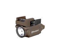 OLIGHT Baldr Mini Lampe Tactique Avec Pointeur Fisceau Vert Réglable Puissant 600 Lumens Rail Réglable Pour Chasse Compatible avec Rail Picatinny et GL Desert tan