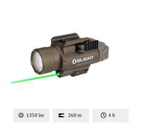 Olight Baldr Pro | Lampe Tactique Ultra Puissante Avec Laser Vert