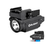 OLIGHT Baldr RL Mini Lampe Tactique Puissante avec Pointeur Rouge Réglable Max 600 Lumens Mini Flashlight pour Chasse Rail Picatinny & GL Noir