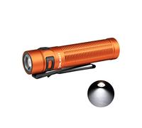 OLIGHT Baton 3 Pro Max Blanche Froide Lampe de Poche Rechargeable 2500 Lumens avec Lumière et Capteur de Proximité de Sécurité Torche EDC pour le Camping Voyage d'Urgence Orange