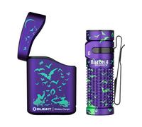 OLIGHT Baton4 kit Lampe torche mini LED rechargeable avec étui de charge | Lampe de poche jusqu'à 190 j autonomie, 1300 lm, portée 170 m, ultra-lumineuse compacte, IPX8, usage quotidien et camping