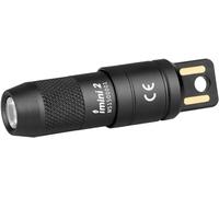 OLIGHT I MINI 2 Port USB Magnétique Mains Libres Lampe de Poche Rechargeable 50 Lumens Lumière Douce Petite et Puissante Clé pour la Décoration Noir