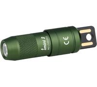 OLIGHT I MINI 2 Mini Port USB Magnétique Mains Libres Lampe de Poche Rechargeable 50 Lumens Lumière Douce Petite et Puissante Clé pour la Décoration(vert)