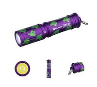 OLIGHT i3E EOS Mini Petite Lampe Torche Porte-Clés 90 Lumens 44m 500cd AAA Pile pour Cyclisme Randonée Lecture Travail(Halloween Ghost)