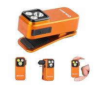 OLIGHT Lampe torche EDC multifonctionnelle, 500 lumens, 3 modes de lumière, clip magnétique (orange)