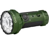 OLIGHT Marauder Mini Lampe Torche LED Ultra Puissante 7000 Lumens Rechargeable RVB Lumièrede Poche Tactique Militaire avec Projecteur et Diffuseur, IPX11 Étanche pour Camping Sauvetage(OD Vert)
