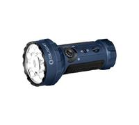 OLIGHT Marauder Mini Lampe Torche LED Ultra Puissante 7000 Lumens Rechargeable RVB Lumièrede Poche Tactique Militaire avec Projecteur et Diffuseur, IPX10 Étanche pour Camping Sauvetage(Bleu foncé)