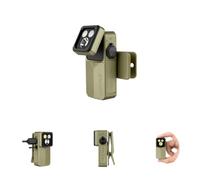 OLIGHT Oclip 2 Ultra Lampe Torche 4-en-1 LED Rechargeable USB-C 580LM 130M | OAL Aluminium, Clip Aimanté 360°, Tête Orientable 115°, Zoomable Blanche&Rouge, UV D'inspection, Lampe de Poche IP66, Travail