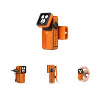 OLIGHT Oclip 2 Ultra Lampe Torche 4-en-1 LED Rechargeable USB-C 580LM 130M | OAL Aluminium, Clip Aimanté 360°, Tête Orientable 115°, Zoomable Blanche&Rouge, UV D'inspection, Lampe de Poche IP66, Travail