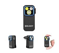 OLIGHT Oclip Pro Lampe de Poche à Clip 3 Sources de Lumière 5 Modes 500LM 120M Performance Max. Mini Lampe Torche Longue Durée 144H EDC Type C Rechargeable Petit Lampe IPX6 pour l'éclairage de Secours