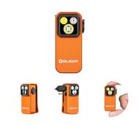 OLIGHT Oclip Pro Lampe de poche à clipser 500 lumens avec charge de type C (orange)
