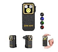 Olight Lampe de poche Oclip Pro S rechargeable 600 lm RVB et UV Black