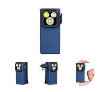 OLIGHT Oclip Ultra Lampe à Pince 3 Lumière UV 800mW Max 530LM 130M EDC Lampe Torche Matériau Extrême OAL 144H Type C Rechargeable IPX6 Convient aux Activités de Plein Air et Détection des Taches Bleu