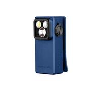 OLIGHT Oclip Ultra, lampe de poche EDC 530 lumens, 3 modes d'éclairage : inondation, spot et UV, rechargeable USB-C, étanche IPX6, 55 g (bleu marine)