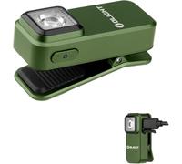 OLIGHT Oclip Vert lampe de poche à clip Source Rouge et Blanche 300lm Rechargeable avec Aspiration Magnétique et Trou de Suspension IPX5 Étanche Utilisée en Camping et Alpinisme